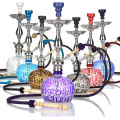 best price china aluminium hookah with 1/3/ 2 hose / zinc alloy shisha